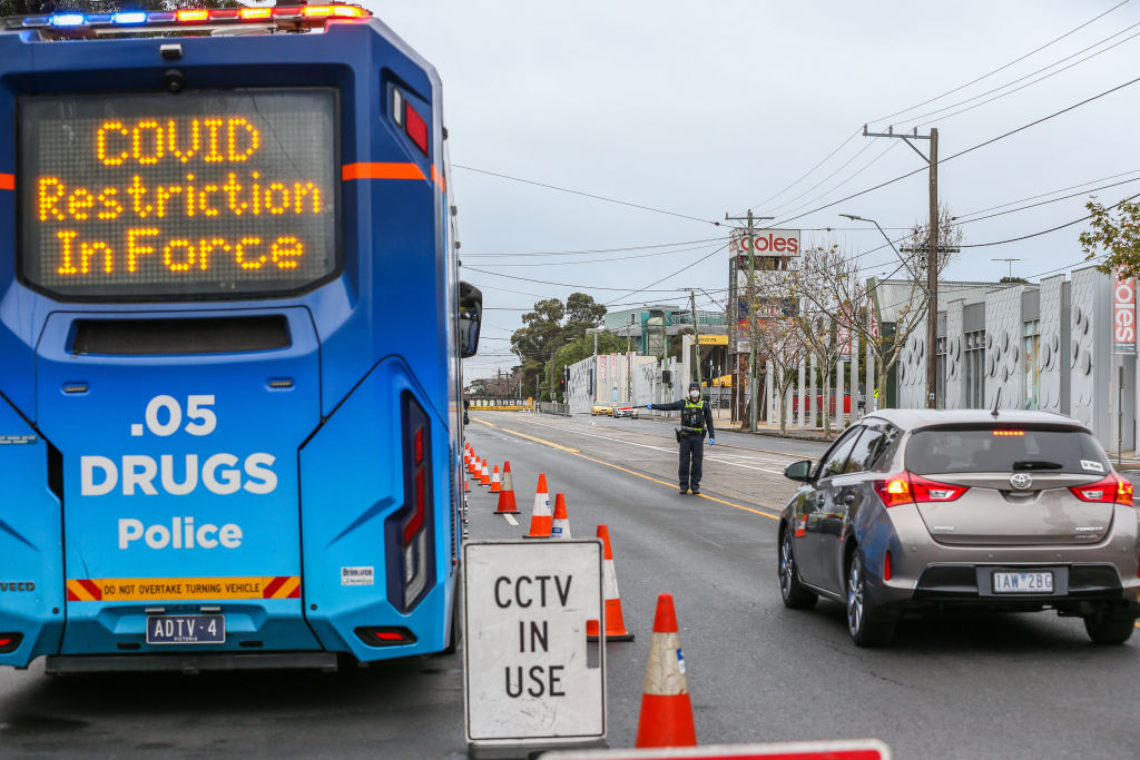 Melbourne roadblocks are back in force in the suburbs after coronavirus cases rapidly increased this week