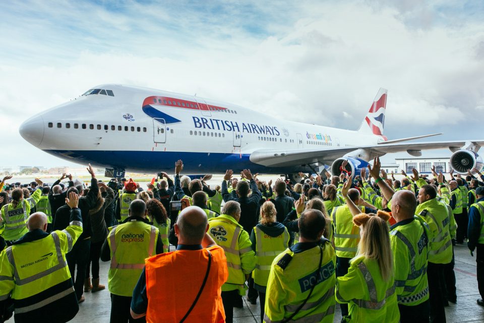 British Airways' Boeing 747 (credit: British Airways)