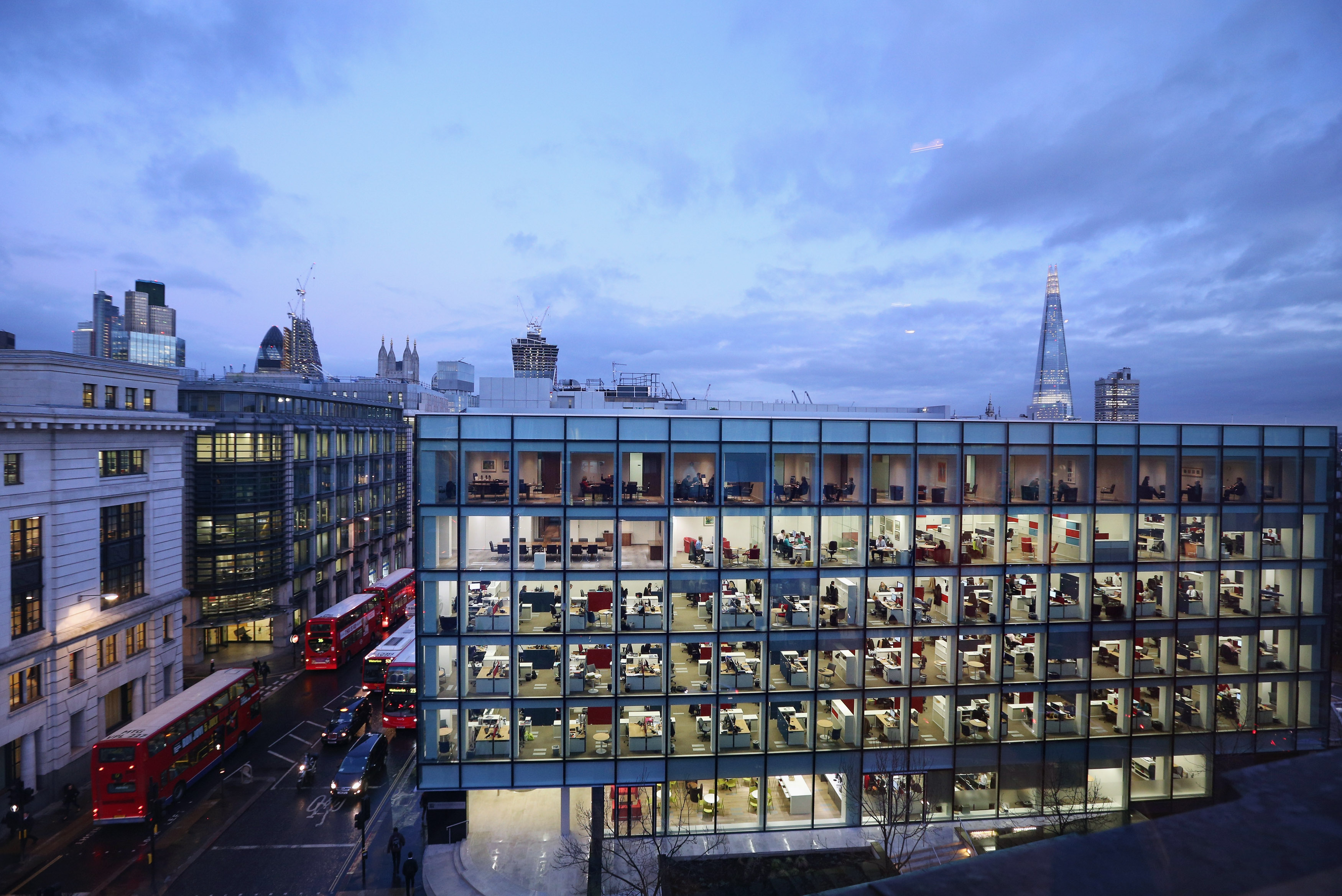 London's offices have cleared out since lockdown began in late March, and staff are only gradually starting to return