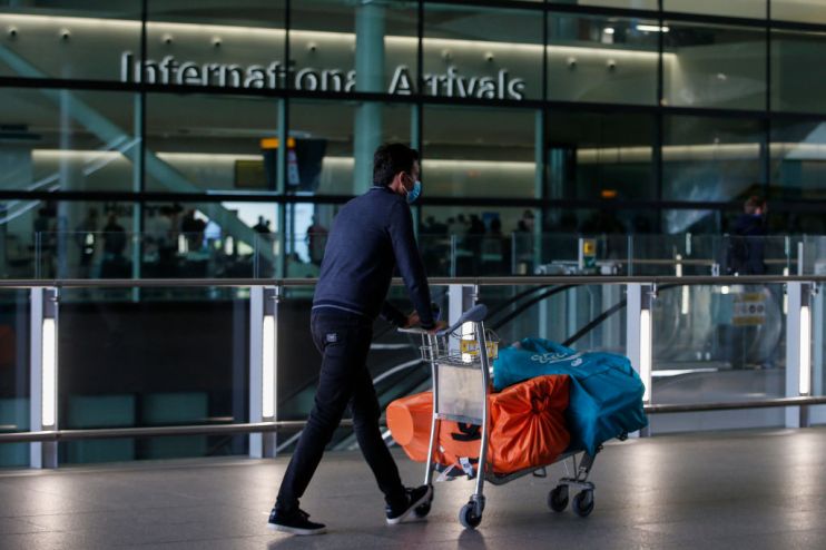 Heathrow Airport passenger numbers fall 81.5% in August