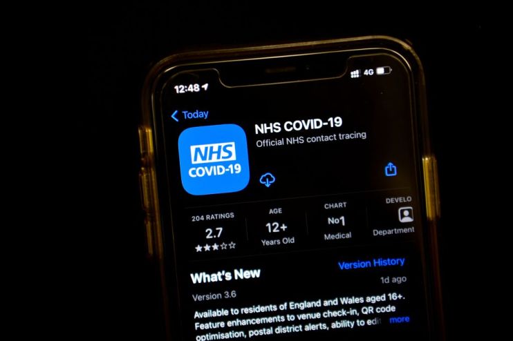 BRITAIN-HEALTH-VIRUS-APP
