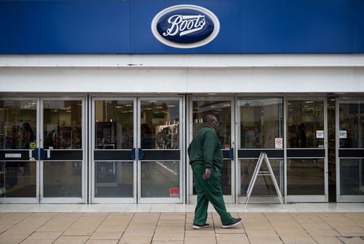 Boots sales drop 30 per cent as shoppers dodge high street