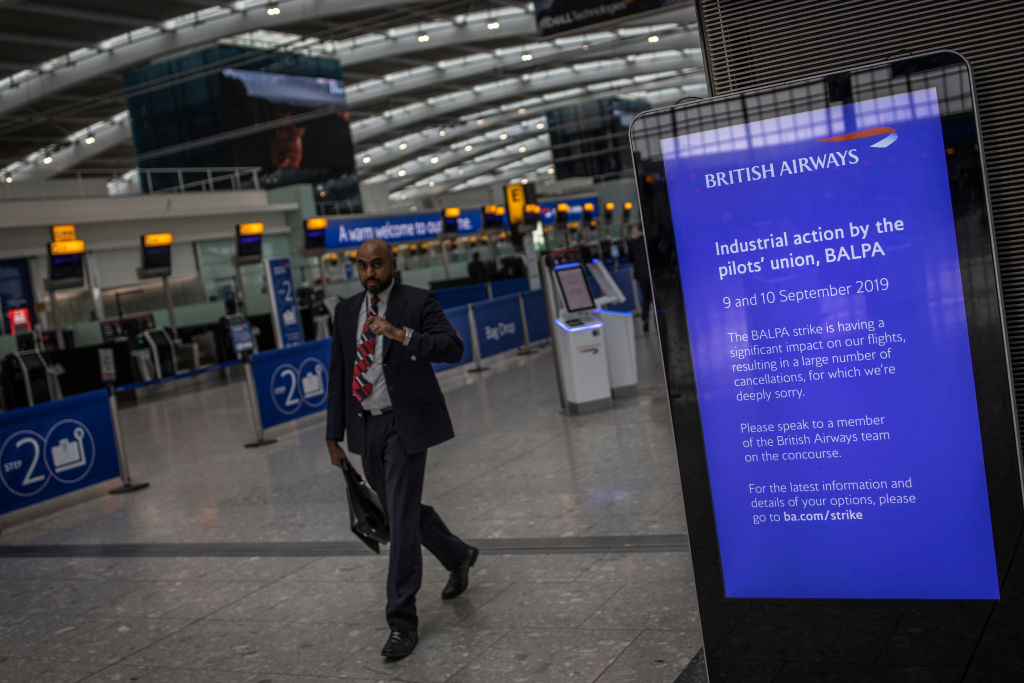 British Airways Pilots Strike Over Pay