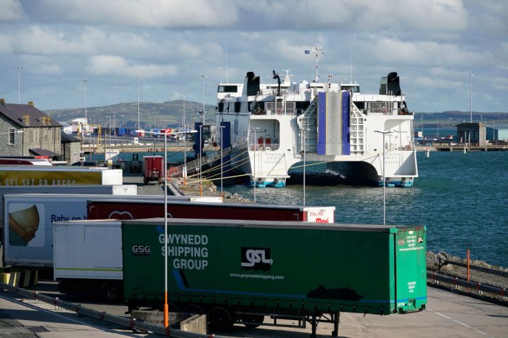 Four ferry firms have signed contracts with the Department for Transport (DfT) worth a combined &pound;77.6m to provide freight services after Brexit.