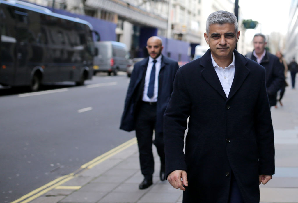 Sadiq Khan received the first dose of a coronavirus vaccine this morning. 