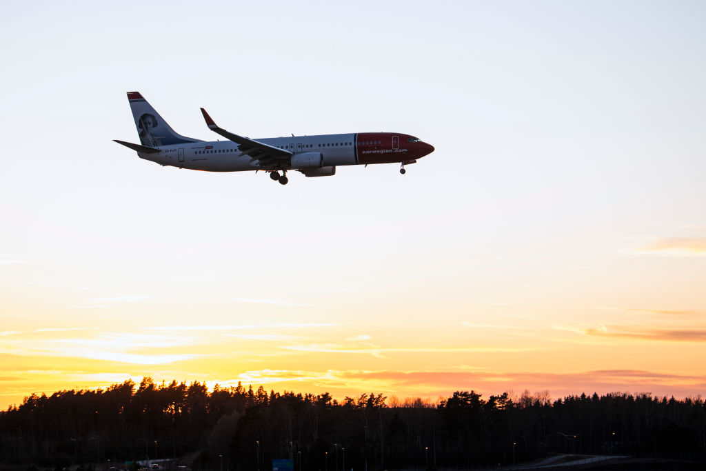 SWEDEN-HEALTH-VIRUS-TRANSPORT-AIRPORT-NORWEGIAN