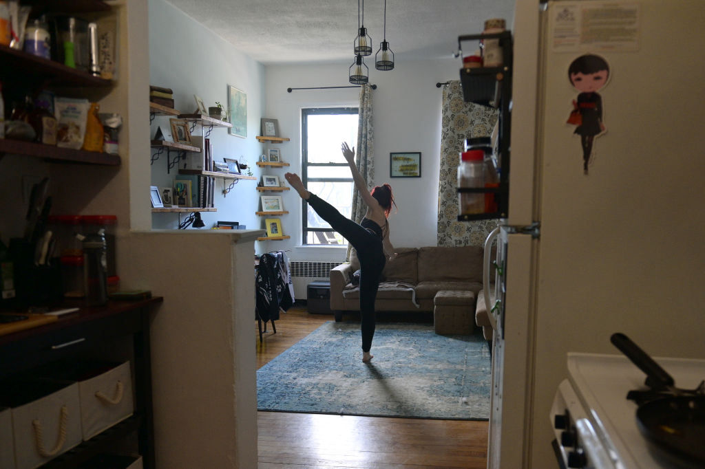 New York City Dancer Practices Online Lessons From Home During Covid-19 Pandemic