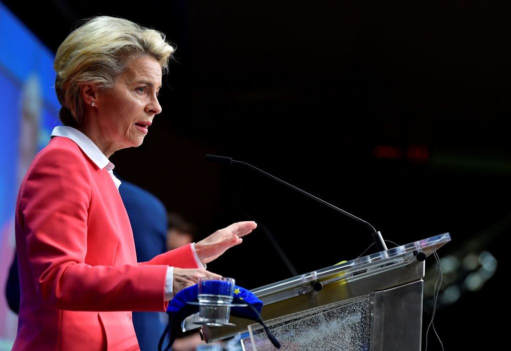 European Commission president Ursula von der Leyen is self-isolating after coming into contact with someone who had tested positive for coronavirus.