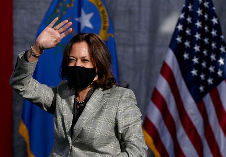 Democratic Vice Presidential Nominee Kamala Harris Campaigns In Nevada