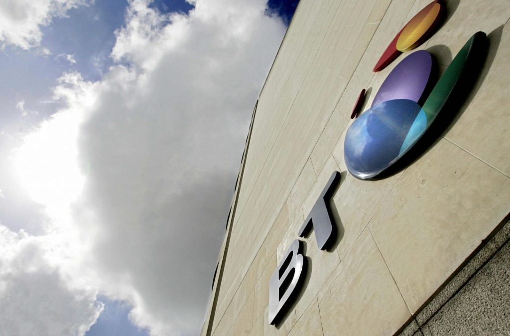 Telecoms giant BT said that half-year profit had slipped 20 per cent this morning but still boosted its earnings guidance for the full year.