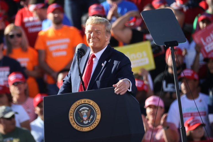 Donald Trump Campaigns In Arizona Ahead Of Presidential Election