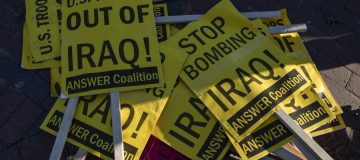 Anti-War Protesters Demonstrate Against Escalation Against Iran