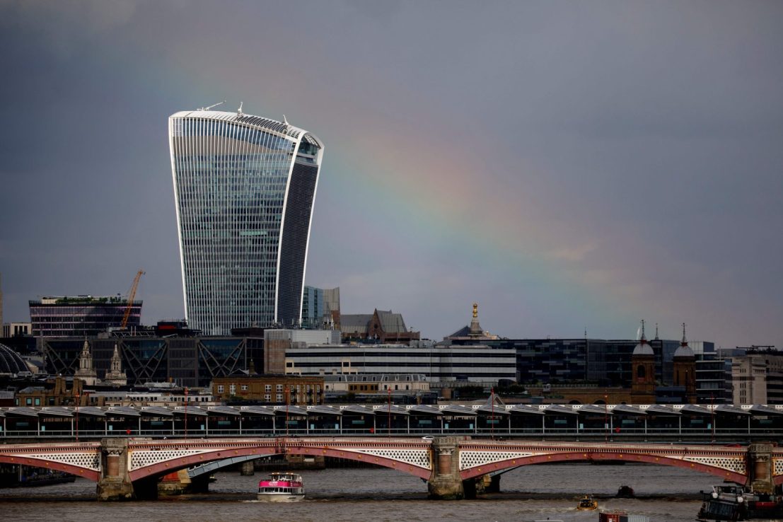 RSA is based in 20 Fenchurch Street, otherwise known as the Walkie-Talkie building