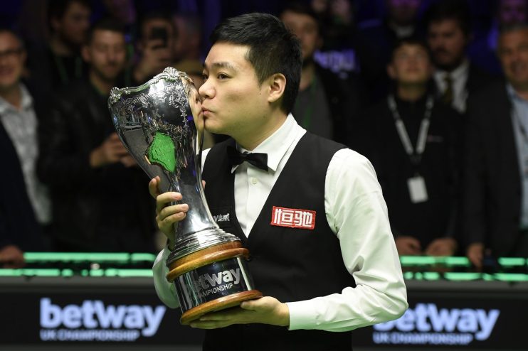Ding Junhui won the UK Championship last year and banked &pound;200,000