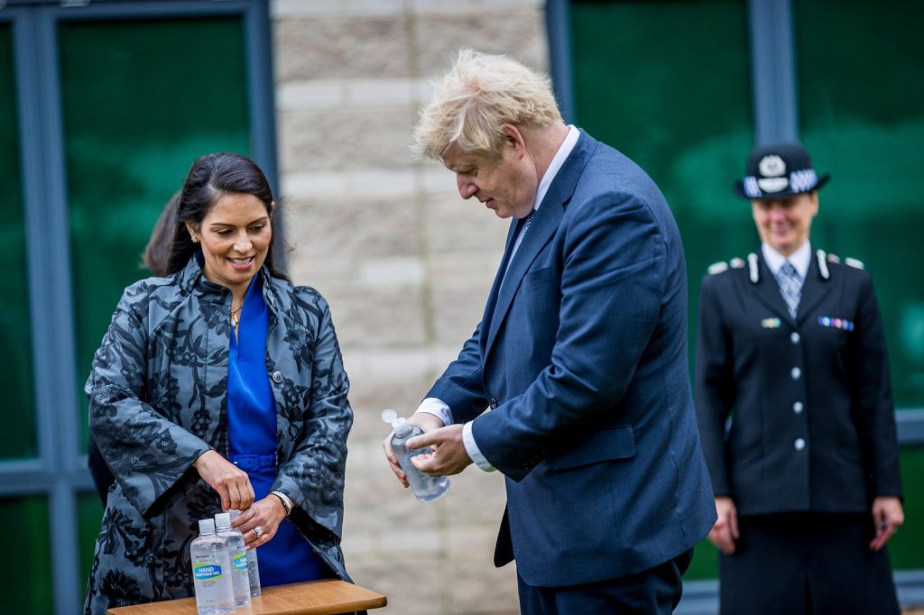 Boris Johnson And Priti Patel Visit North Yorkshire