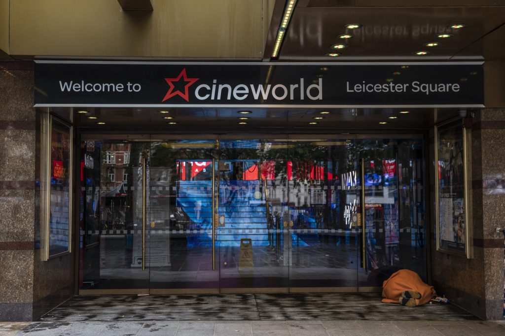 Struggling Cineworld leads the list of 10 most shorted UK stocks