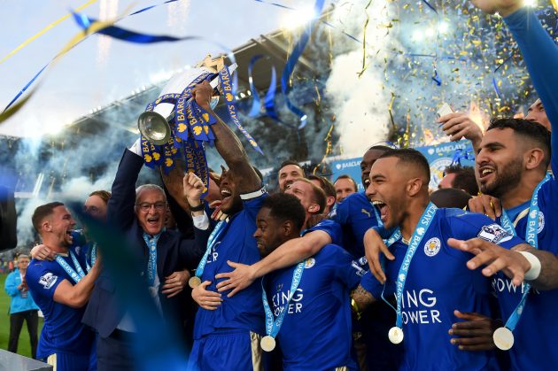 Leicester won the Premier League in 2016