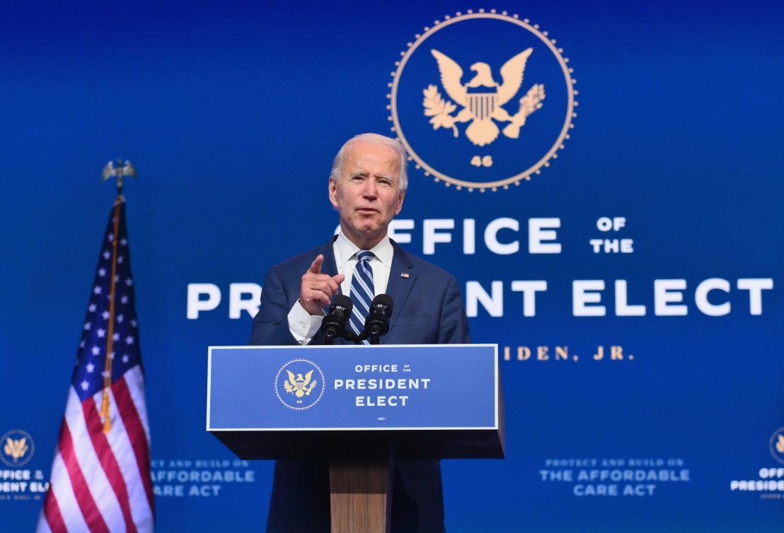 Democratic presidential nominee Joe Biden is overtaking President Trump in Michigan but key battlegrounds are yet to declare. (Photo by ROBERTO SCHMIDT/AFP via Getty Images)