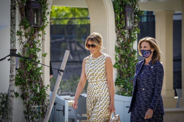 US-VOTE-MELANIA TRUMP