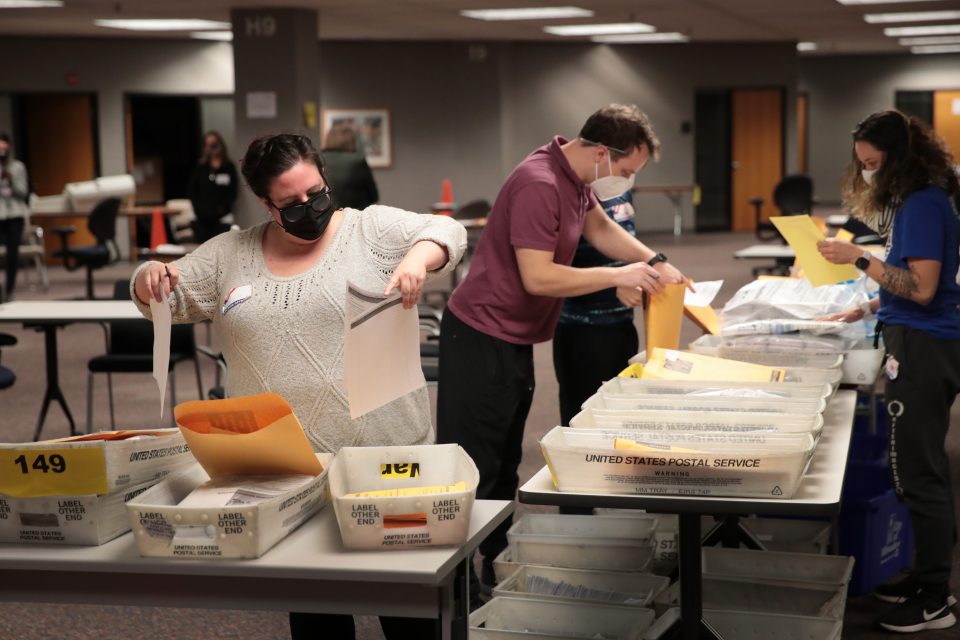 Wisconsin Continues Counting Ballots Through The Night Amid Close Election