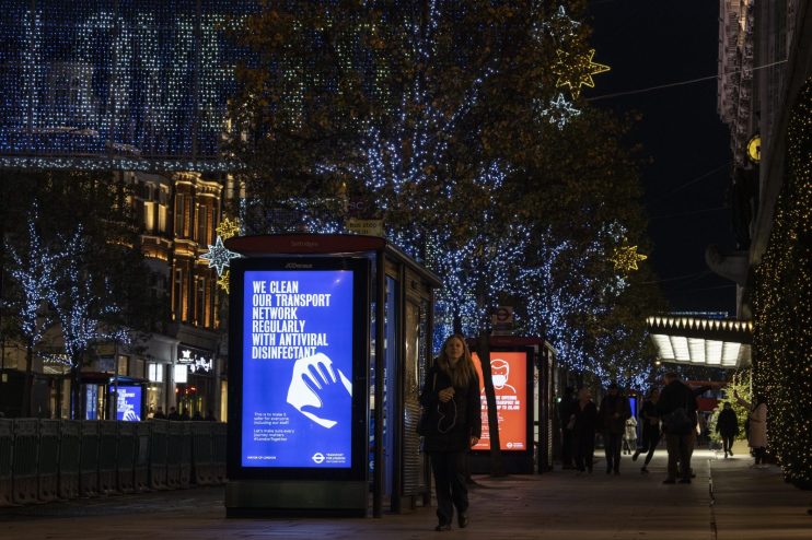 London Lights Up For Christmas Despite Lockdown