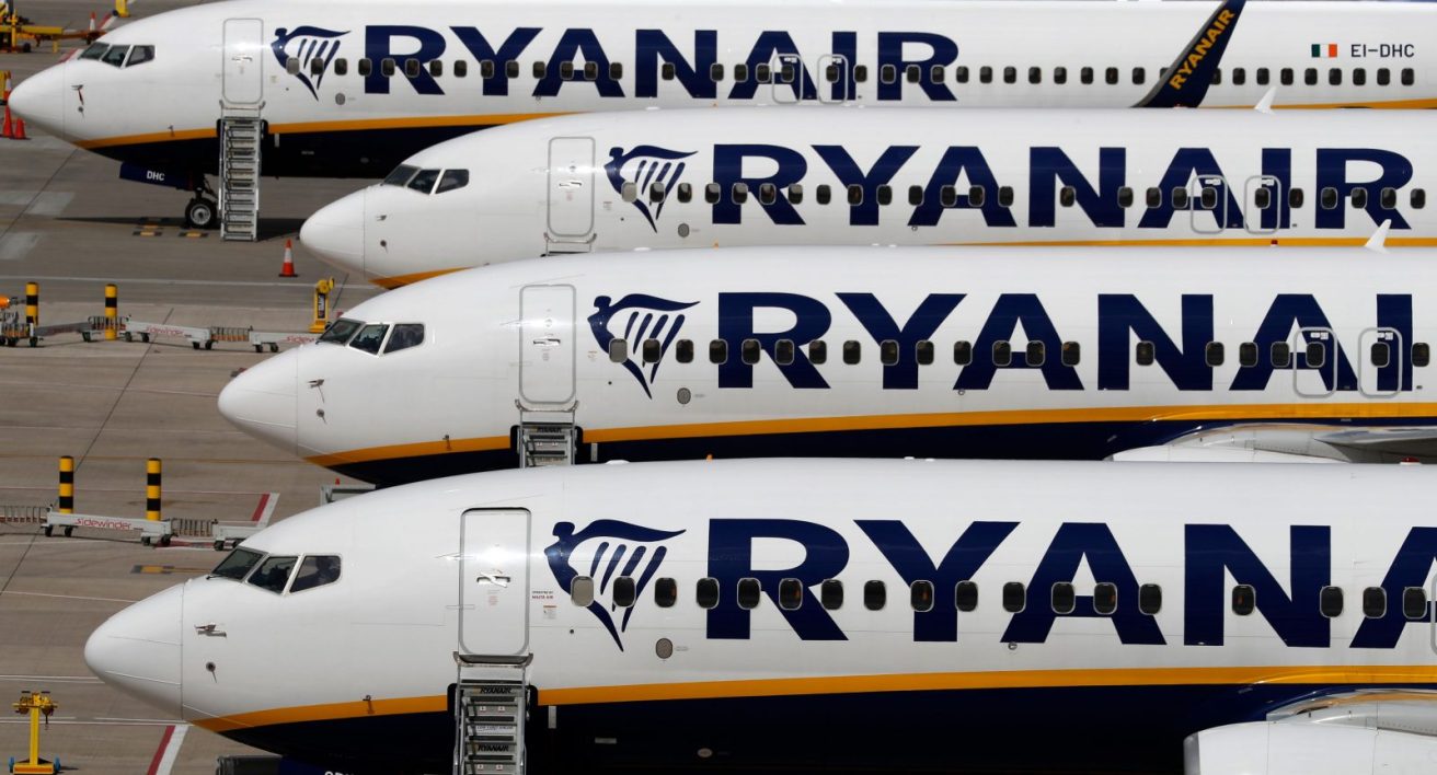 Ryanair is expecting to receive only 14 out of the 27 new Boeing aircraft due by the end of the year