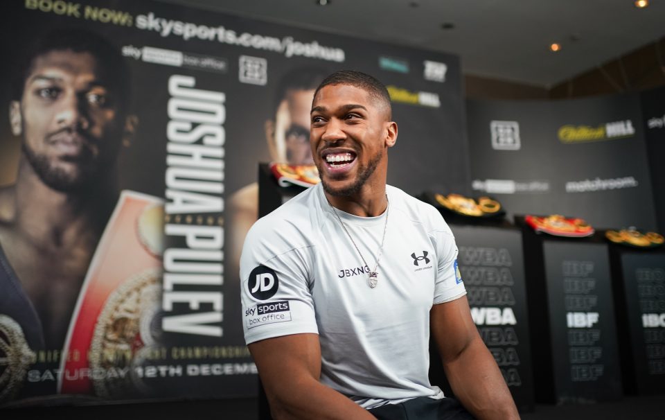 Anthony Joshua fights Kubrat Pulev on 12 December in the first major event on DAZN since its global expansion