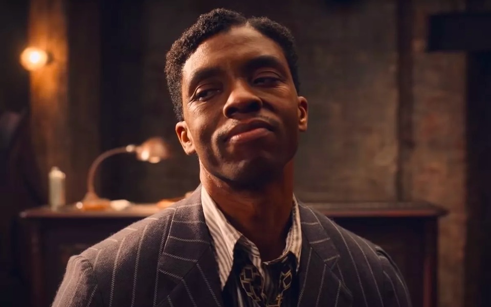 Chadwick Boseman in Ma Rainey's Black Bottom, an Oscar contender