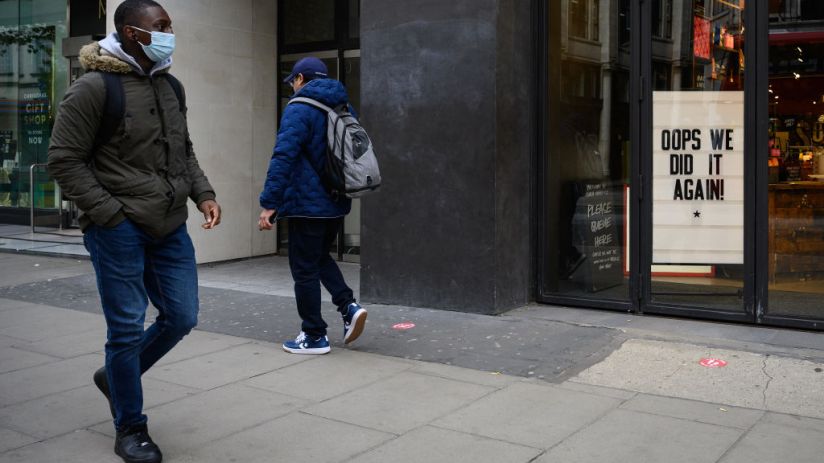 England Under Second Coronavirus Lockdown