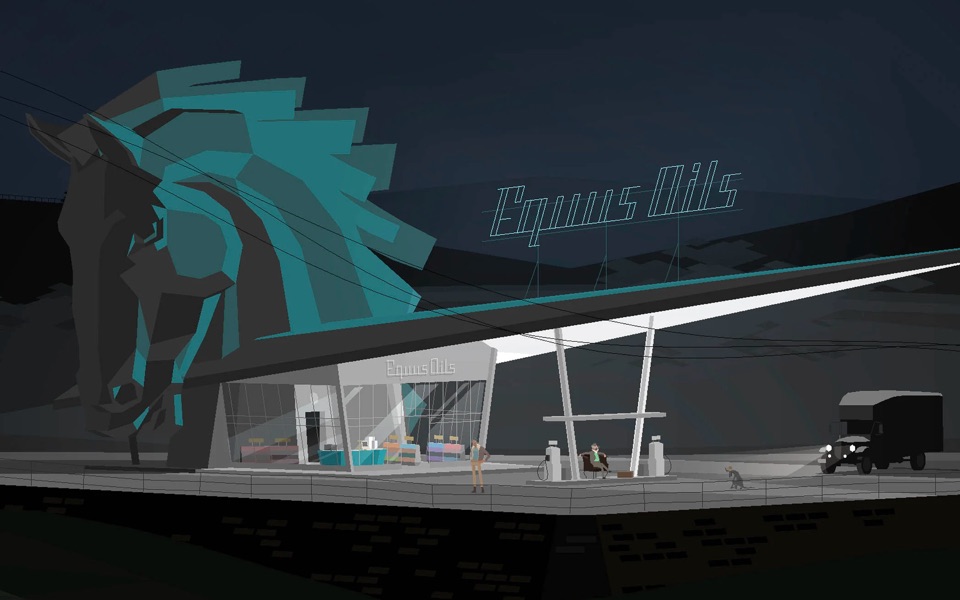 A still from Kentucky Route Zero, one of the games that defined 2020