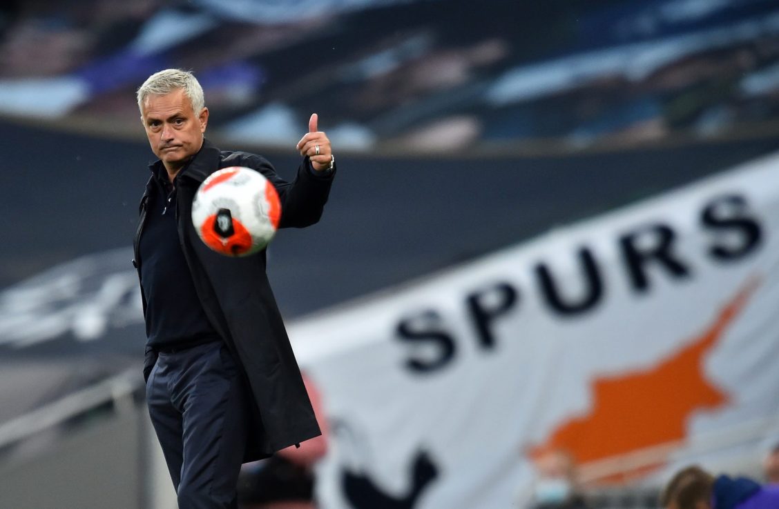 Jose Mourinho has cut a happier figure as Tottenham's fortunes have improved this season