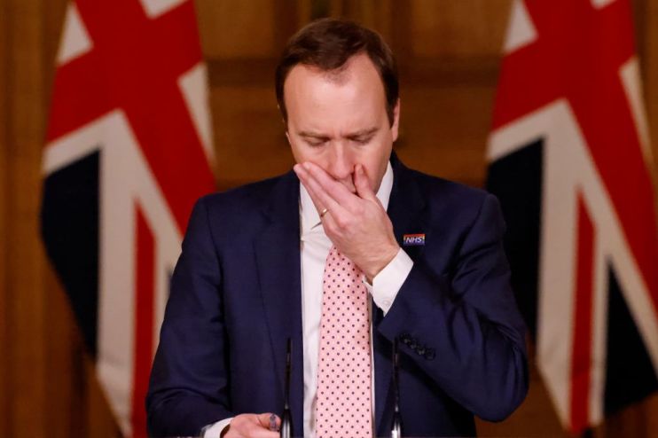 UK Health Secretary Holds Virtual Press Conference