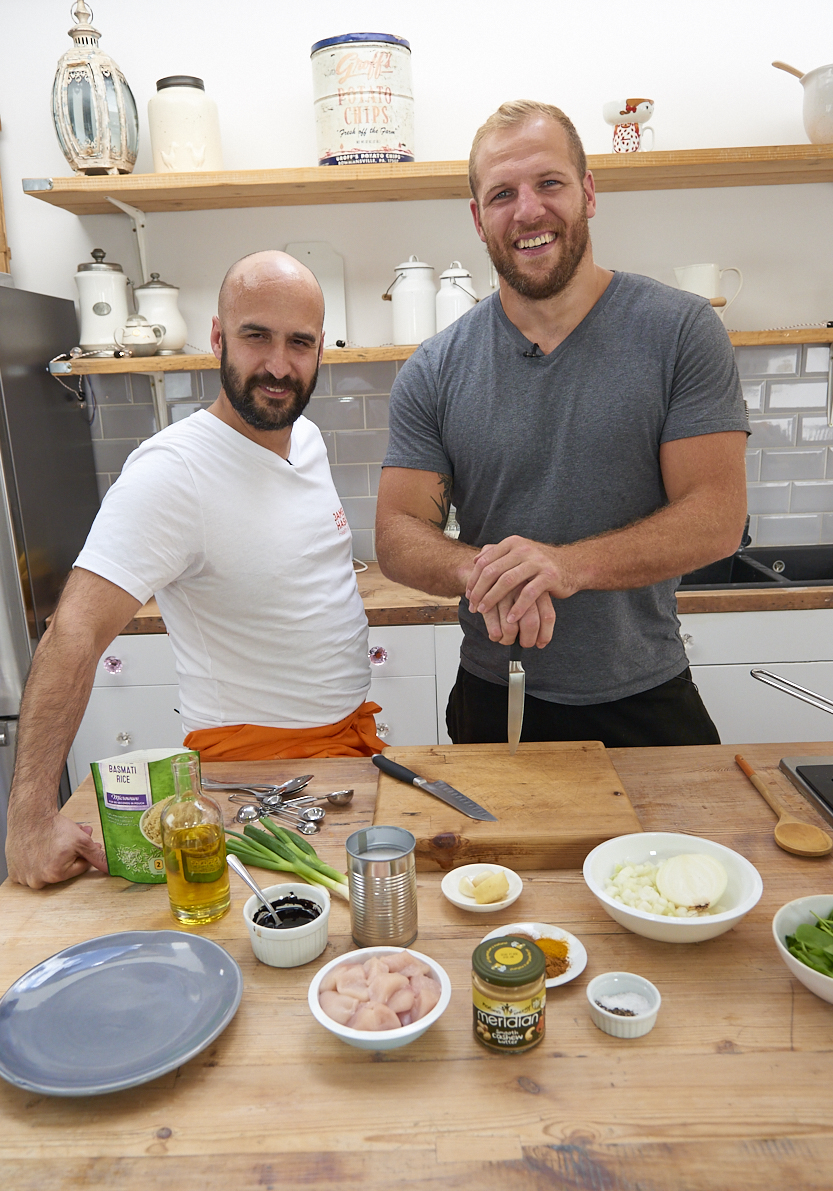 Meziane has worked with a host of elite sportspeople including James Haskell (right), Premiership rugby clubs, the England cricket team and motor racing drivers