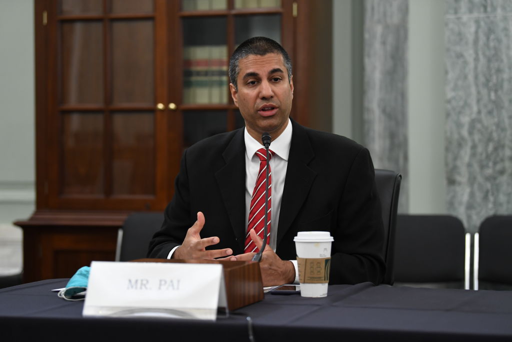 Ajit Pai was made FCC chair in 2017 by former US president Donald Trump