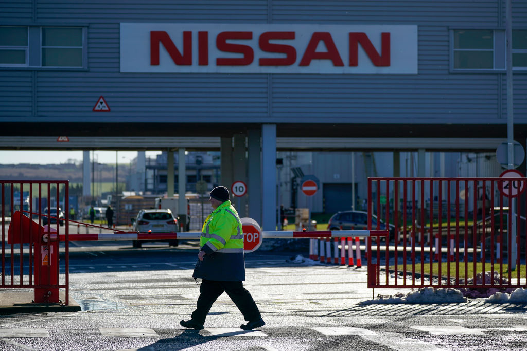 Nissan employs 6,000 people at is factory in Sunderland, where it makes models such as the Leaf.