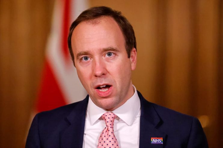 UK Health Secretary Holds Virtual Press Conference