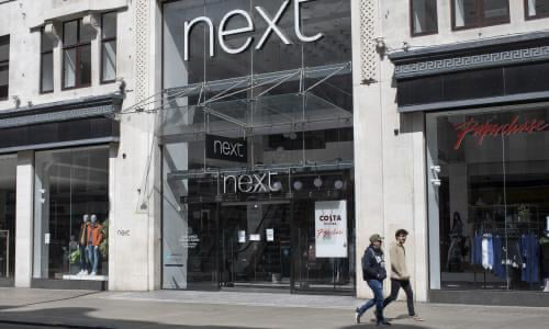 Next its full-year profit expectation from £365m to £375m