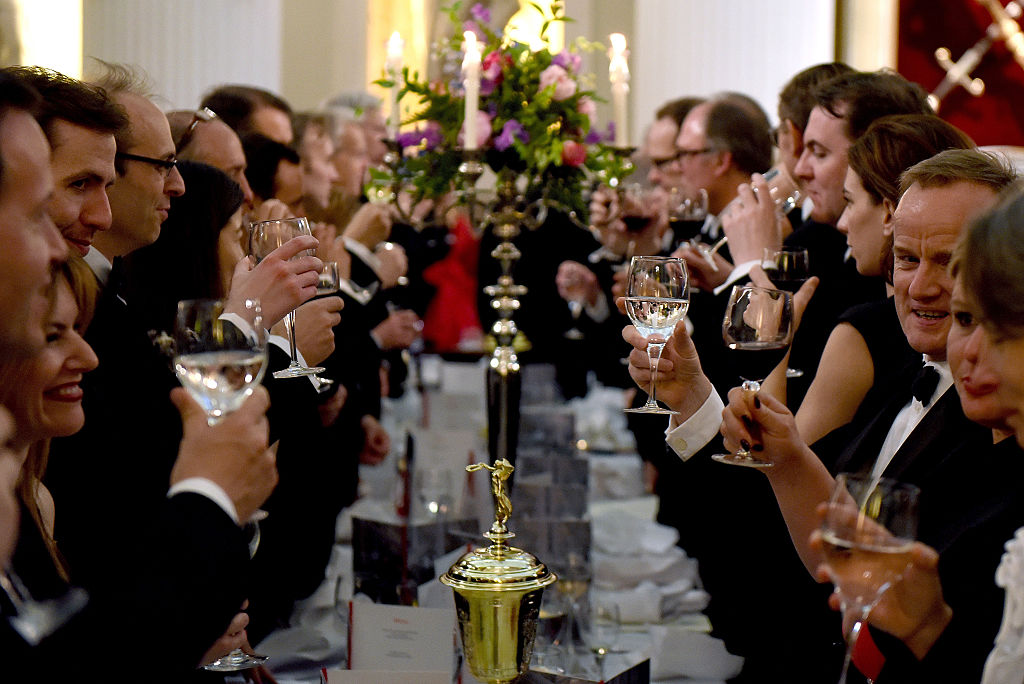 George Osborne Attends The Bankers And Merchants Dinner