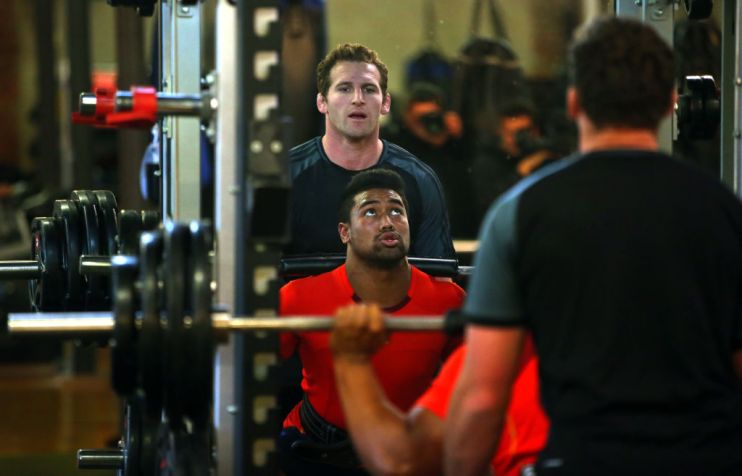 New Zealand All Blacks Gym Session