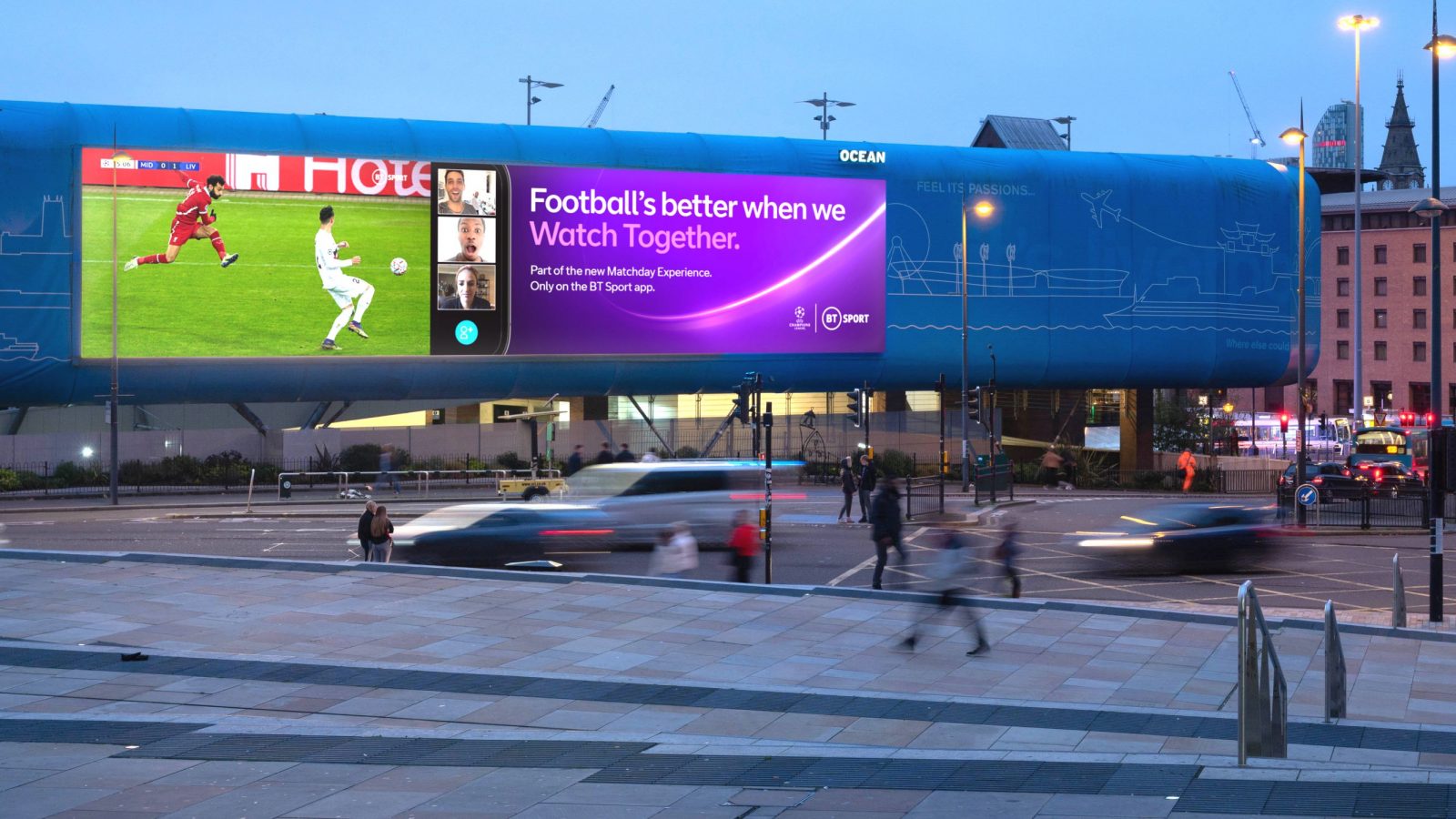 Champions League highlights to be screened on advertising billboards