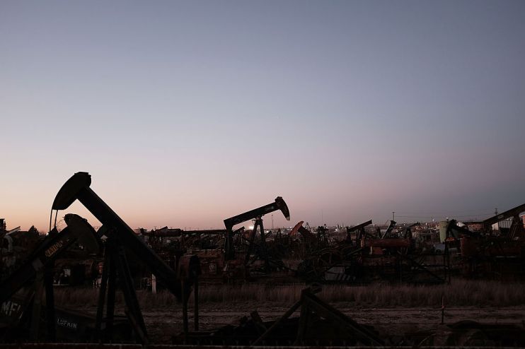 Oil prices rose more than 2.5 per cent today to reach its highest since last February after major producers showed they were reining in output roughly in line with their commitments.