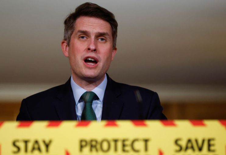 Gavin Williamson Hosts Downing Street Coronavirus Press Conference