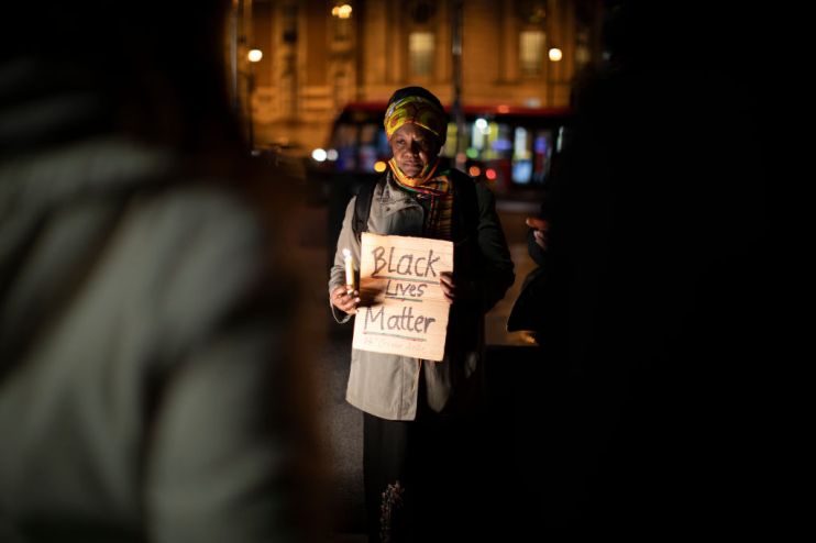 George Floyd's Birthday Commemorated With Candlelit Vigil In Brixton