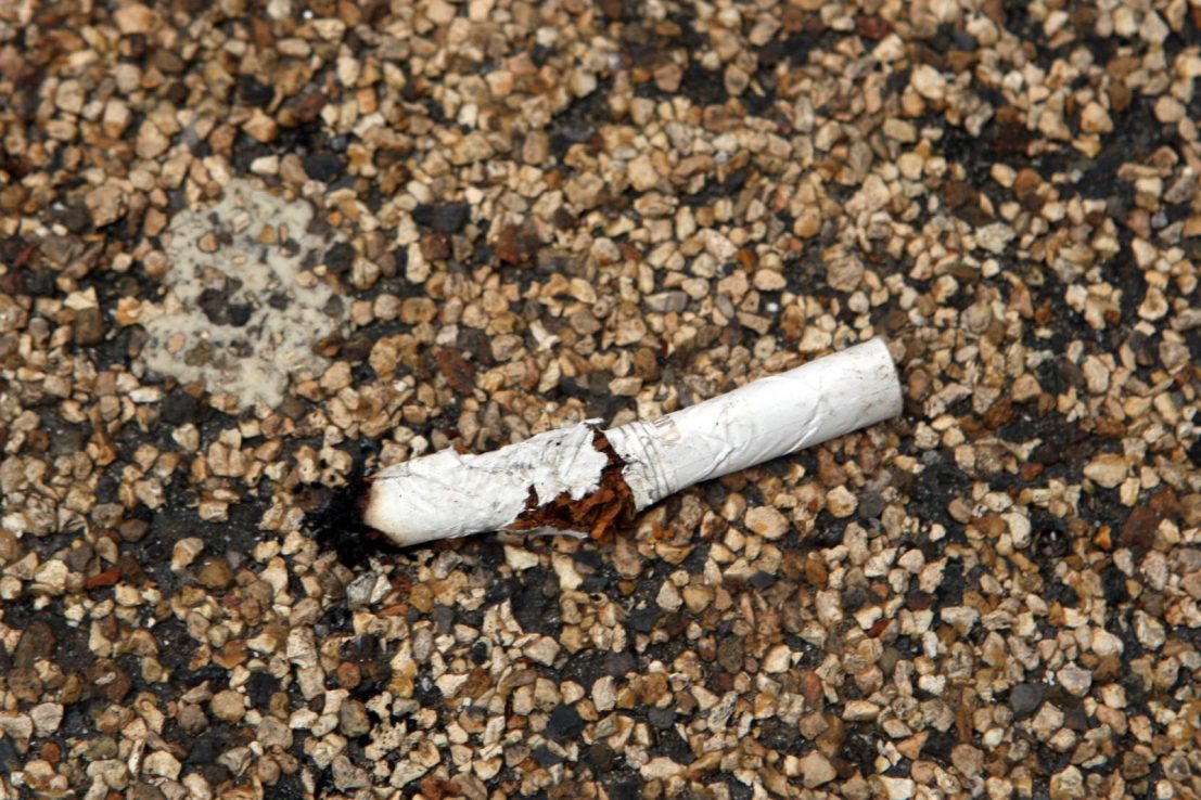 The government is considering forcing tobacco companies to pay the cost of cleaning up cigarette butts