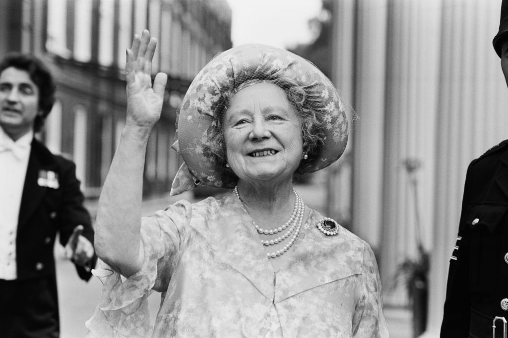 The Queen Mother was known to be partial to a drop or two (Photo by Hilaria McCarthy/Daily Express/Hulton Archive/Getty Images)