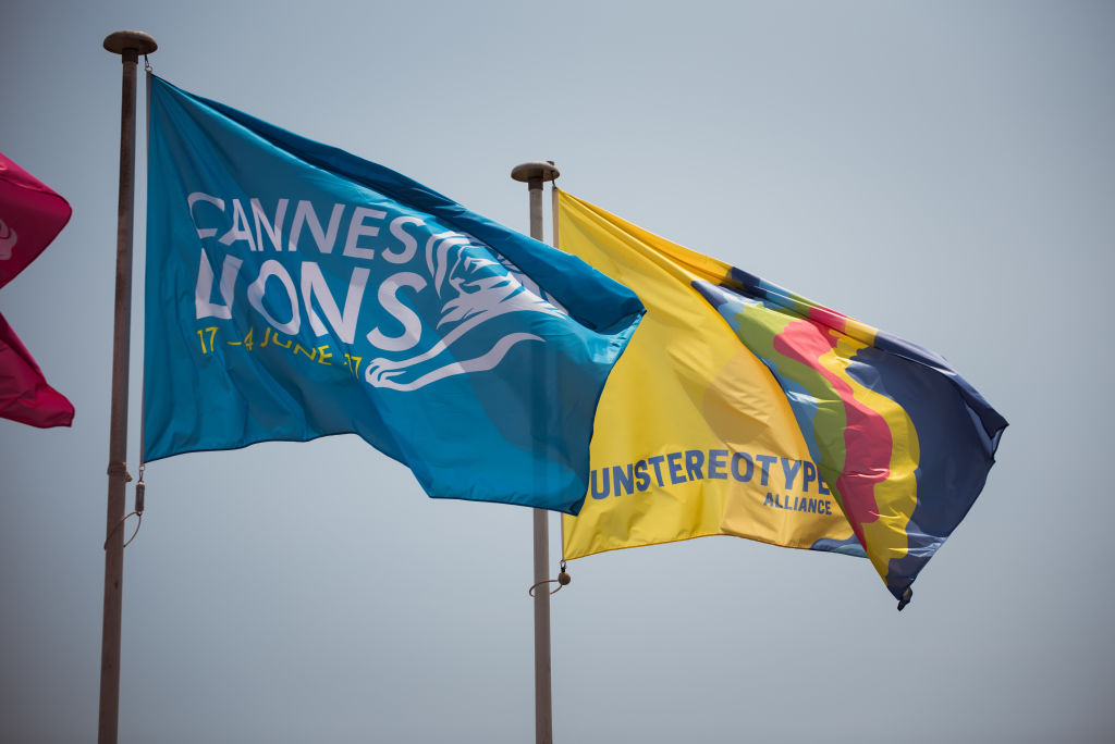 The #Unstereotype Flag At The Cannes Lions International Festival Of Creativity