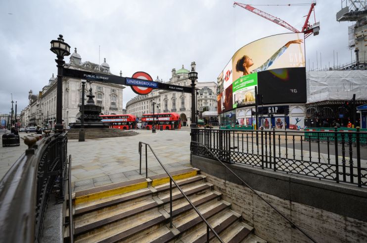 Tube Ridership At Around 20 Percent Of Pre-Pandemic Levels
