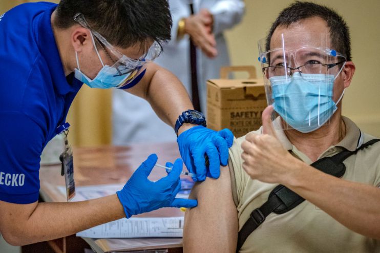 Vaccination Of Healthcare Workers Begins In Philippines