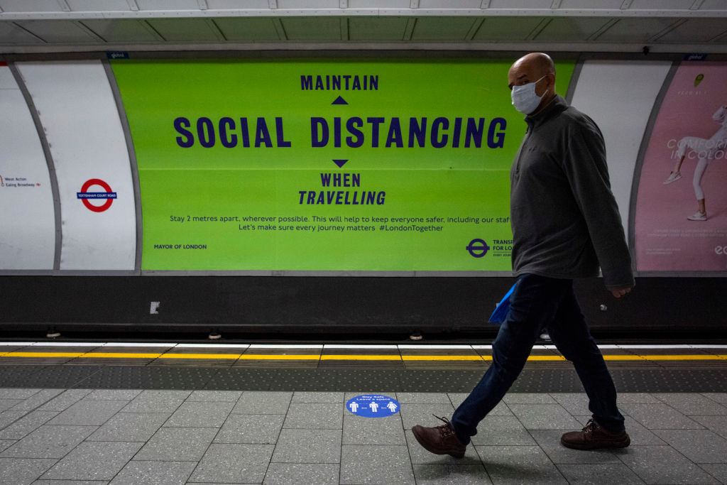 The pcertange of workers commuting into work as opposed to working from home has been steadily growing since mid-February, according to a survey from the ONS. (Photo by Justin Setterfield/Getty Images)