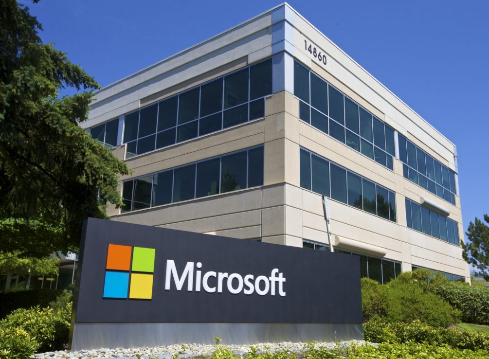 UK security officials have told organisations to install the latest Microsoft Exchange Server updates after hackers used flaws in the software to gain access to computers around the world. (Stephen Brashear/Getty Images)